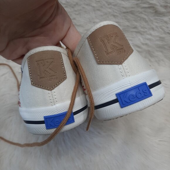 Keds Women's Kickstart Pennant Baseball Stitch Double Shoeslace Sneaker US 9M - Picture 7 of 7